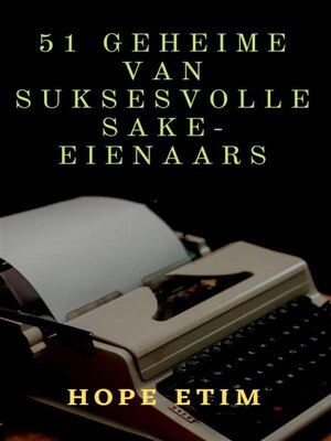 51 Geheime Van Suksesvolle Sake-Eienaars - ebook